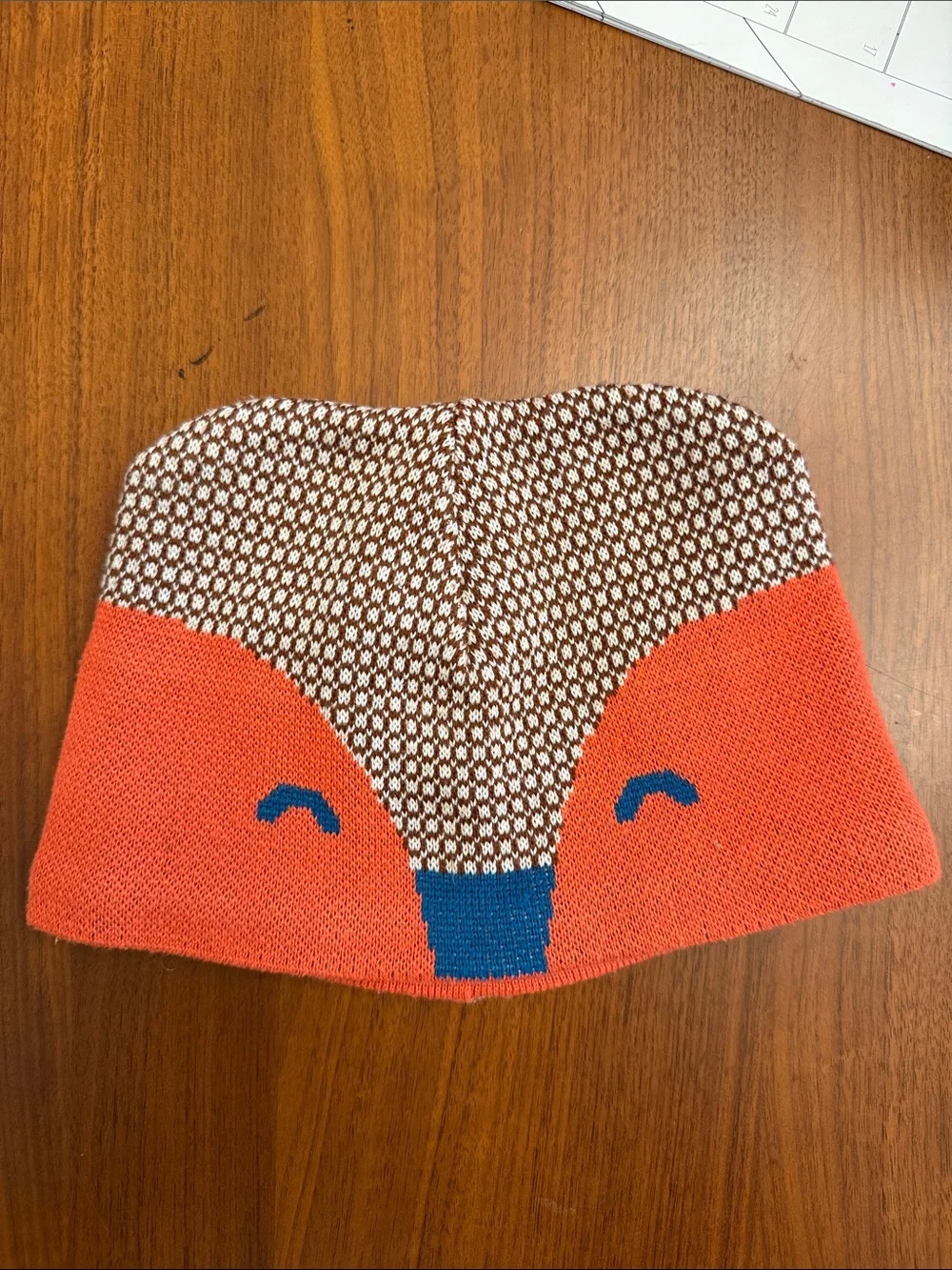 Patagonia Baby Animal Friends Beanie - Orange, Brown, Blue